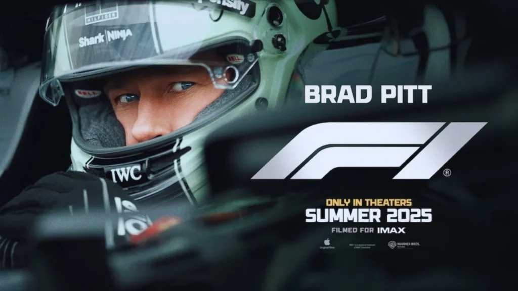 Brad Pitt F1 movie by Cinevez.in