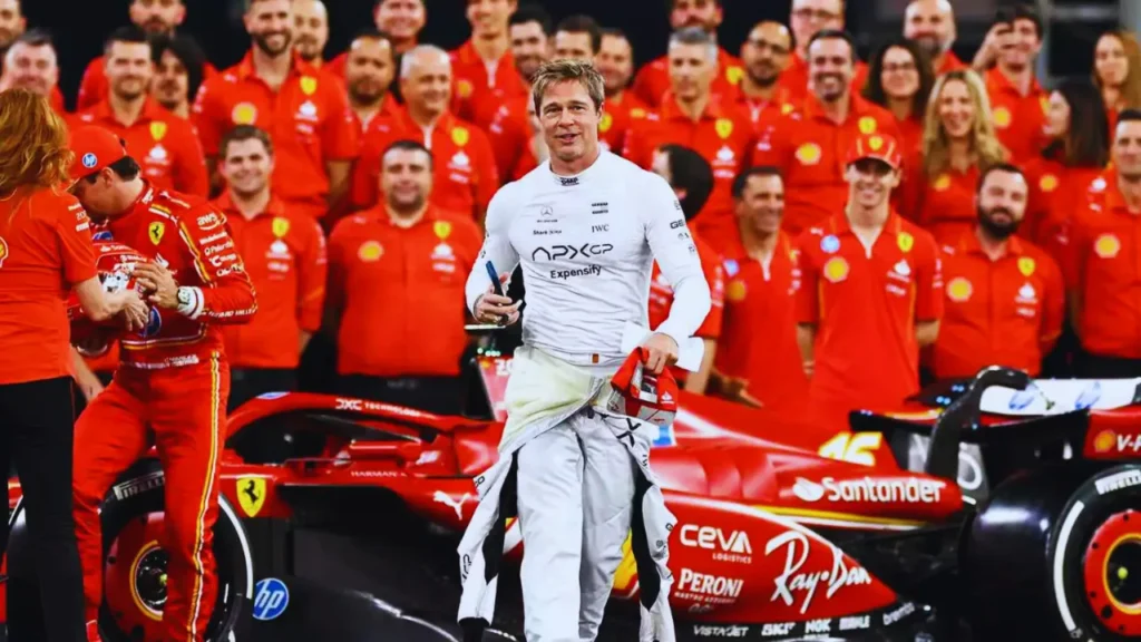 Brad Pitt F1 movie by Cinevez.in